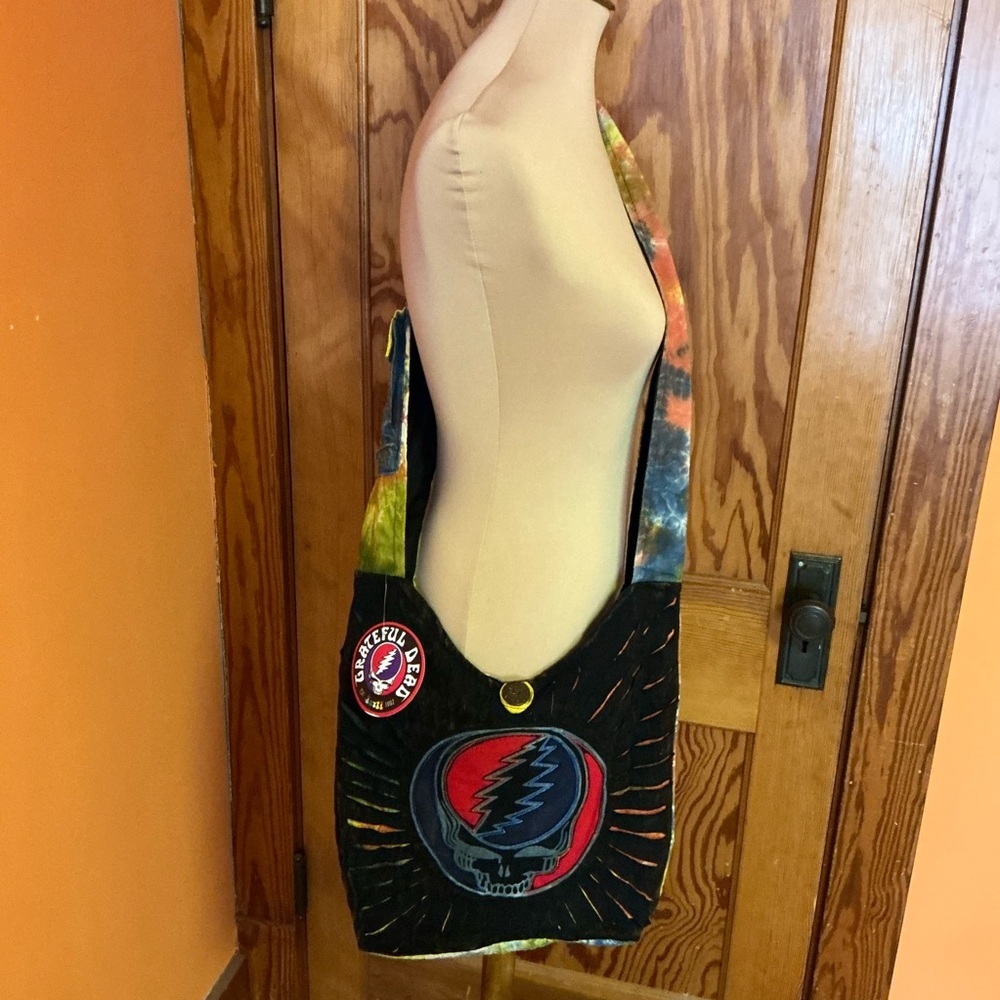 ONLY ONE Grateful Dead NWT Razor Cut Hobo Bag - Picture 4 of 9